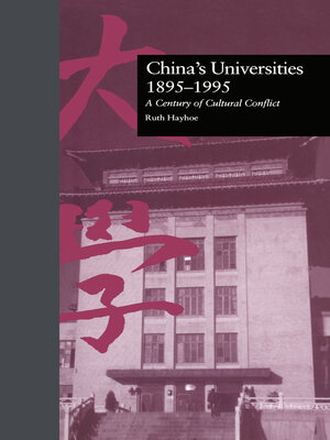 cover image of China's Universities, 1895-1995